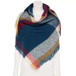 Women's Sonoma Goods For Life® Slub Yarn Boucle Triangle Scarf -True Fit Shop 5731416 Navy