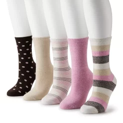 Sonoma Goods For LifeĀ® 5 Pack Stripes Crew Socks