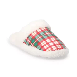 Women's Jammies For Your FamiliesĀ® Plaid Scruff Slippers