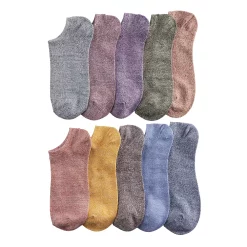 Sonoma Goods For Life® 10 Pack Check Pattern No Show Socks 16 Sonoma Goods For Life® 10 Pack Check Pattern No Show Socks -True Fit Shop 5744058 Dark Marls