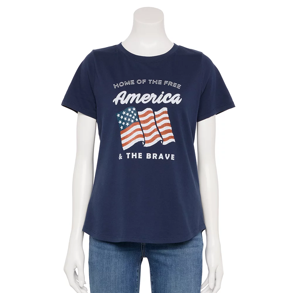 Women's Sonoma Goods For Life® Patriotic Graphic Tee 7 Women's Sonoma Goods For Life® Patriotic Graphic Tee - Image 7