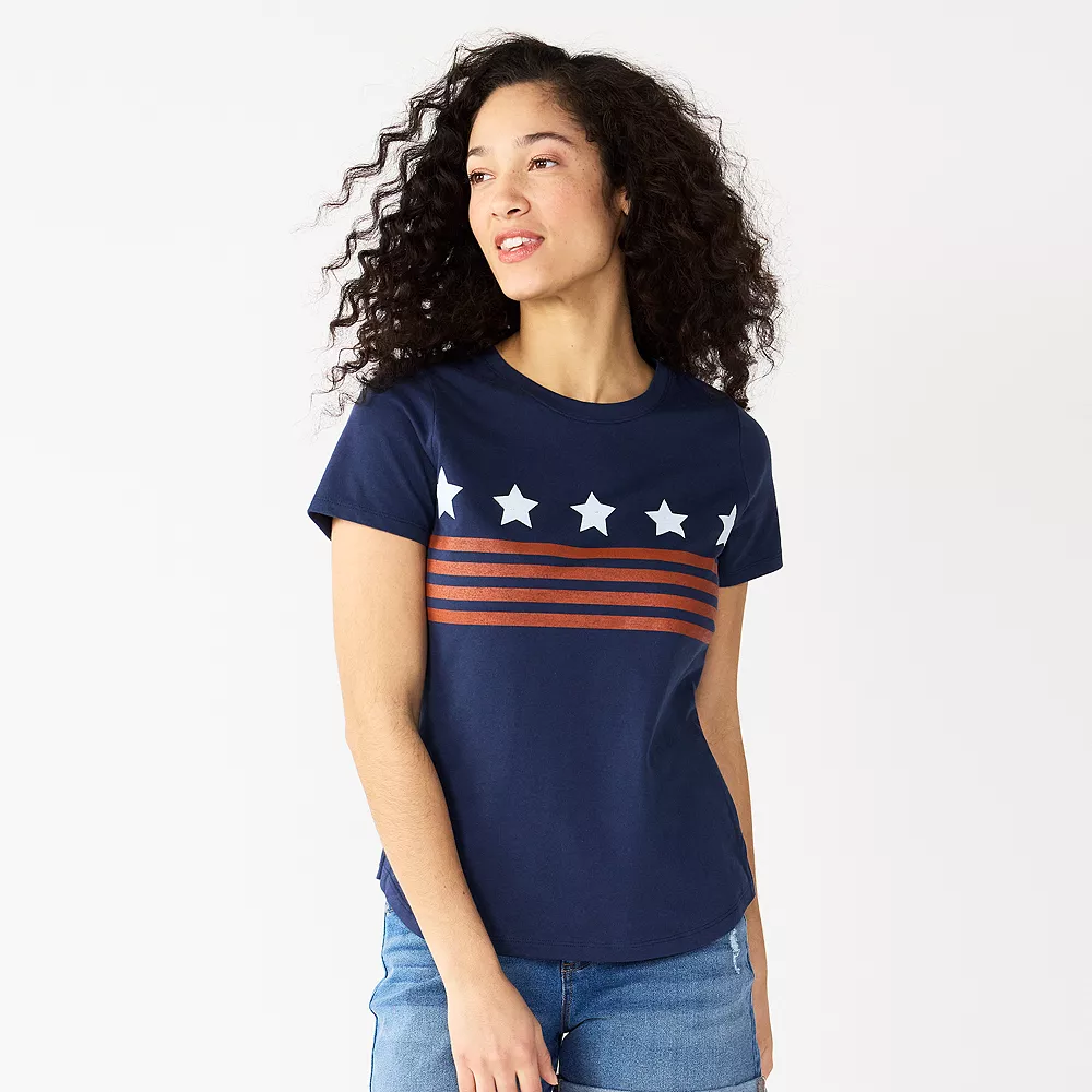 Women's Sonoma Goods For Life® Patriotic Graphic Tee 6 Women's Sonoma Goods For Life® Patriotic Graphic Tee - Image 6