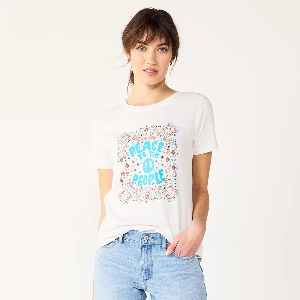 Women's Sonoma Goods For Life® Patriotic Graphic Tee 1 Women's Sonoma Goods For Life® Patriotic Graphic Tee