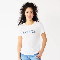 Women's Sonoma Goods For Life® Patriotic Graphic Tee 18 Women's Sonoma Goods For Life® Patriotic Graphic Tee -True Fit Shop 5757625 Vintage America