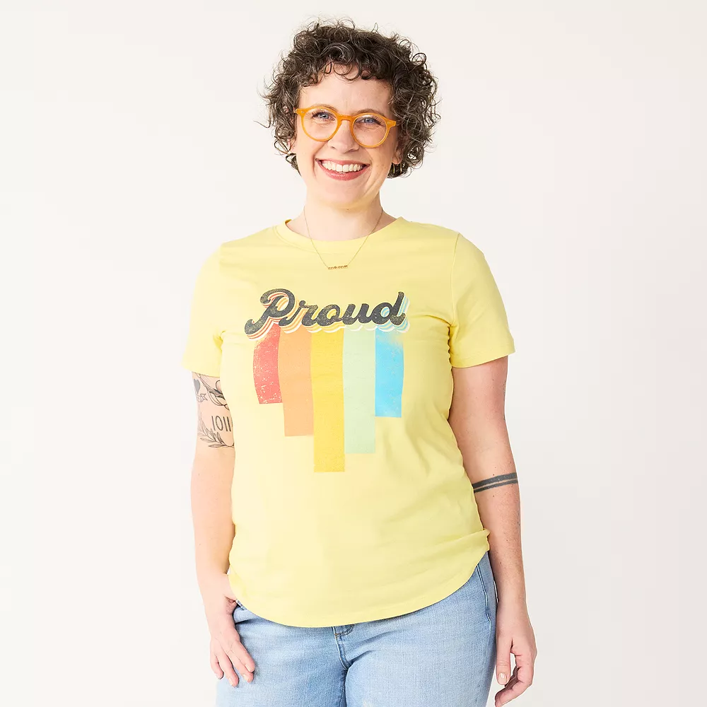 Women's Sonoma Goods For Life® Pride Graphic Tee 1 Women's Sonoma Goods For Life® Pride Graphic Tee