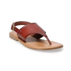 Sonoma Goods For Life® Corinne Shield Women's Thong Sandals 9 Sonoma Goods For Life® Corinne Shield Women's Thong Sandals -True Fit Shop 5775467 Brown