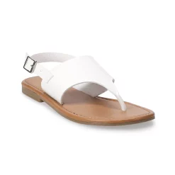 Sonoma Goods For Life® Corinne Shield Women's Thong Sandals 10 Sonoma Goods For Life® Corinne Shield Women's Thong Sandals -True Fit Shop 5775467 White