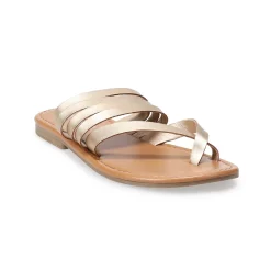 Sonoma Goods For Life® Cressida Women's Thong Sandals 11 Sonoma Goods For Life® Cressida Women's Thong Sandals -True Fit Shop 5780546 Gold