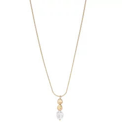 Sonoma Goods For Life® Chain With Casted Metal & Pearl Drop Pendant Necklace