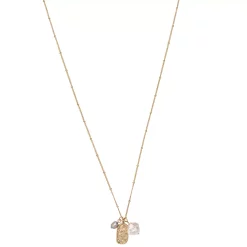 Sonoma Goods For Life® Mixed Pearls & Metal Pendant Necklace