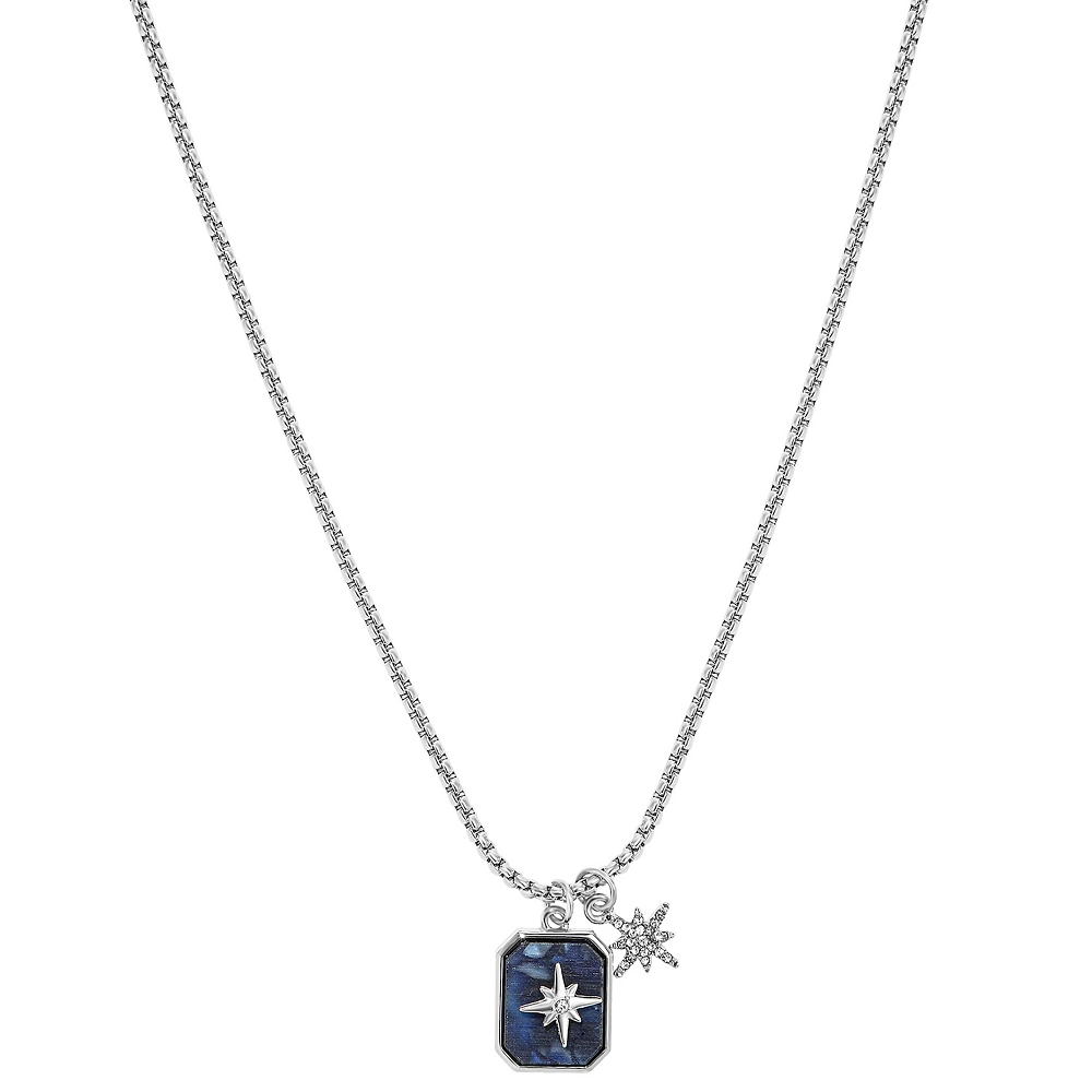 Sonoma Goods For Life® Blue Inlay With Star Pendants Adjustable Necklace 1 Sonoma Goods For Life® Blue Inlay With Star Pendants Adjustable Necklace