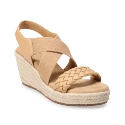 Sonoma Goods For Life® Coraa Women's Espadrille Wedge Sandals 8 Sonoma Goods For Life® Coraa Women's Espadrille Wedge Sandals -True Fit Shop 5800319 Taupe