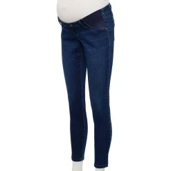 Maternity Sonoma Goods For Life® Side Panel Belly Band Jeggings -True Fit Shop 5812471 Dark Wash