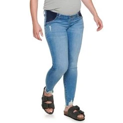 Maternity Sonoma Goods For Life® Side Panel Belly Band Jeggings -True Fit Shop 5812471 Medium Wash