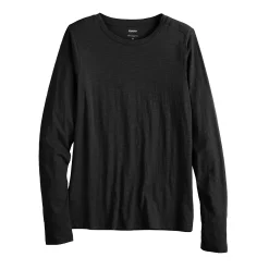 Women's Sonoma Goods For Life® Adaptive & Easy Dressing Everyday Long Sleeve Top 22 Women's Sonoma Goods For Life® Adaptive & Easy Dressing Everyday Long Sleeve Top -True Fit Shop 5816132 Black
