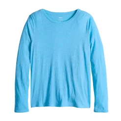Women's Sonoma Goods For Life® Adaptive & Easy Dressing Everyday Long Sleeve Top 28 Women's Sonoma Goods For Life® Adaptive & Easy Dressing Everyday Long Sleeve Top -True Fit Shop 5816132 Light Blue