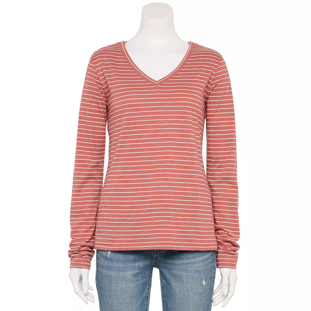 Women's Sonoma Goods For Life® Everyday Adaptive & Easy Dressing V-Neck Long Sleeve Top 7 Women's Sonoma Goods For Life® Everyday Adaptive & Easy Dressing V-Neck Long Sleeve Top - Image 7