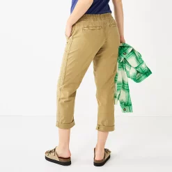 Women's Sonoma Goods For Life® Paperbag Waist Capri Pants -True Fit Shop 5817195 ALT