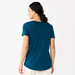 Women's Sonoma Goods For Life® Essential V-Neck Tee -True Fit Shop 5824995 ALT