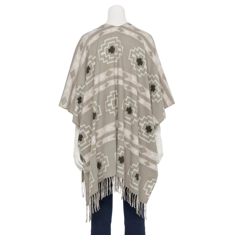 Women's Sonoma Goods For Life® Ikat Geo Print Topper 3 Women's Sonoma Goods For Life® Ikat Geo Print Topper - Image 3