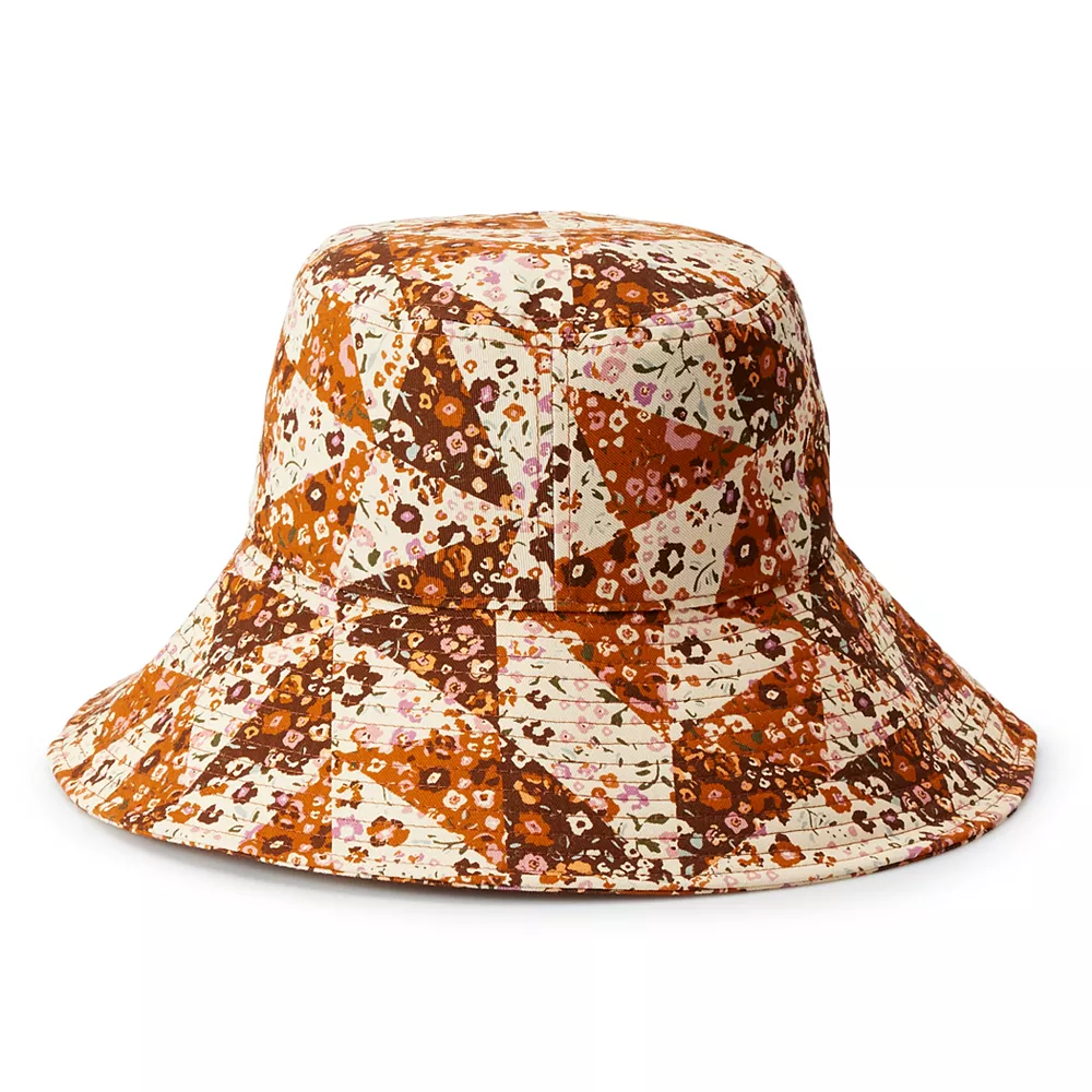 Women's Sonoma Goods For Life® Floral Patchwork Cotton Bucket Hat 1 Women's Sonoma Goods For Life® Floral Patchwork Cotton Bucket Hat