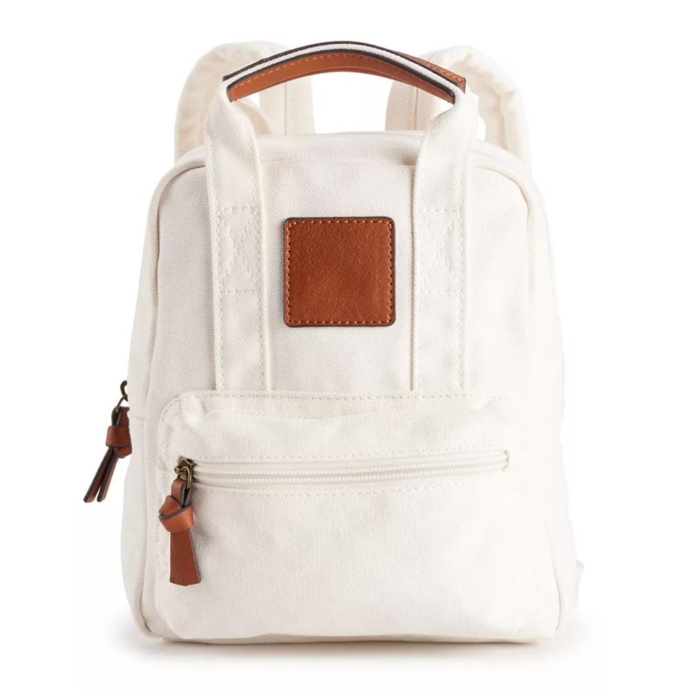 Sonoma Goods For Life® Camden Canvas Mini Backpack 1 Sonoma Goods For Life® Camden Canvas Mini Backpack