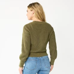 Women's Sonoma Goods For Life® Button-Front Cardigan -True Fit Shop 5904013 ALT