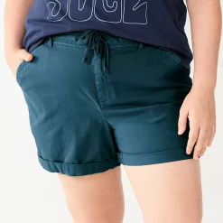 Plus Size Sonoma Goods For Life® Utility Shorts -True Fit Shop 5926948 Blue