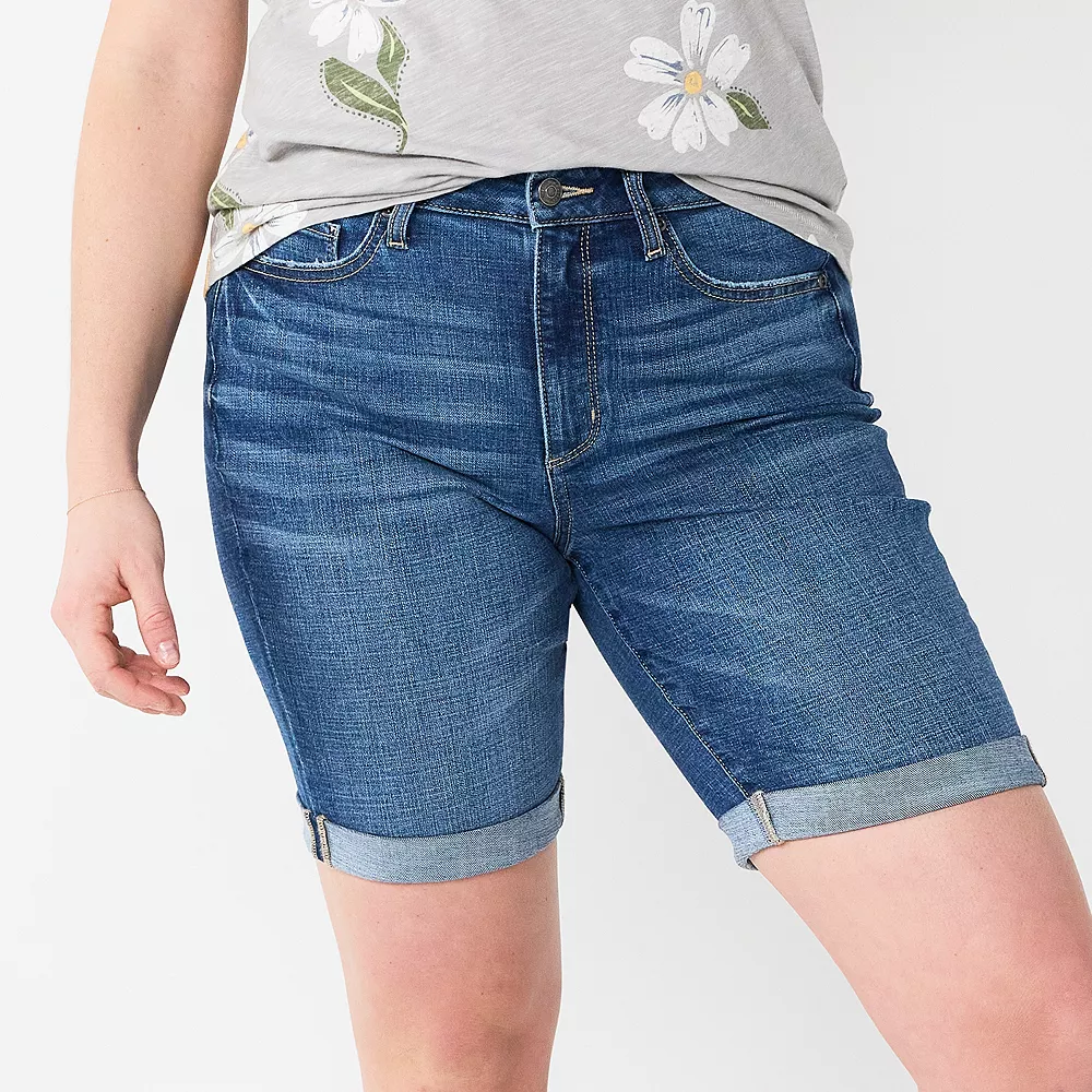 Women's Sonoma Goods For Life® Denim Bermuda Shorts 1 Women's Sonoma Goods For Life® Denim Bermuda Shorts