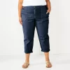 Plus Size Sonoma Goods For Life® Cargo Utility Capri Pants