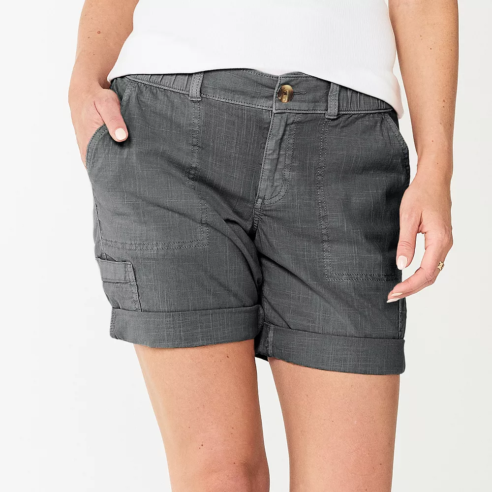 Petite Sonoma Goods For Life® Utility Bermuda Shorts 1 Petite Sonoma Goods For Life® Utility Bermuda Shorts