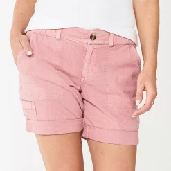 Women's Sonoma Goods For Life® Utility Bermuda Shorts -True Fit Shop 5940057 Mauve