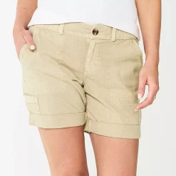 Women's Sonoma Goods For Life® Utility Bermuda Shorts -True Fit Shop 5940057 Tan