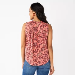 Women's Sonoma Goods For Life® Yoke Front Top -True Fit Shop 5945393 ALT