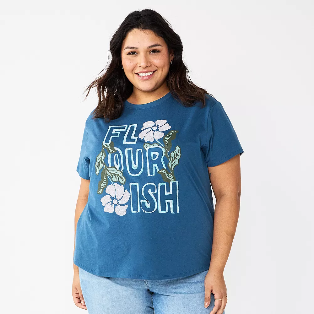 Plus Size Sonoma Goods For Life® Relaxed Graphic Tee 7 Plus Size Sonoma Goods For Life® Relaxed Graphic Tee - Image 7