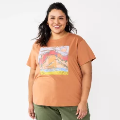 Plus Size Sonoma Goods For Life® Relaxed Graphic Tee 11 Plus Size Sonoma Goods For Life® Relaxed Graphic Tee -True Fit Shop 5988101 Mountain