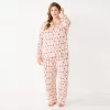 Plus Size Sonoma Goods For Life® Knit Pajama Shirt & Pajama Pants Sleep Set