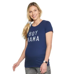 Maternity Sonoma Goods For Life® Fitted Crewneck Graphic Tee 17 Maternity Sonoma Goods For Life® Fitted Crewneck Graphic Tee -True Fit Shop 6120299 Boy Mama Graphic