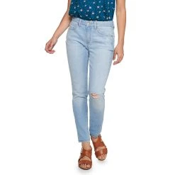Women's Sonoma Goods For Life® Curvy High-Waisted Skinny Jeans -True Fit Shop 6120421 Meadowlark