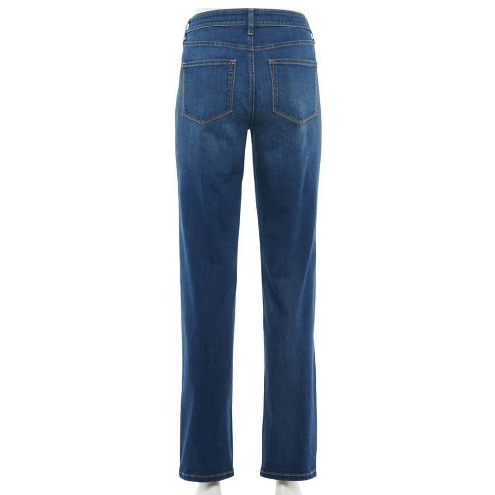 Women's Sonoma Goods For Life® Straight-Leg High-Waisted Curvy Jeans 4 Women's Sonoma Goods For Life® Straight-Leg High-Waisted Curvy Jeans - Image 4