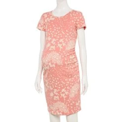 Maternity Sonoma Goods For Life® Everyday T-Shirt Dress 7 Maternity Sonoma Goods For Life® Everyday T-Shirt Dress -True Fit Shop 6120641 Pink Floral