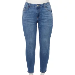 Plus Size Sonoma Goods For Life® Premium Mid-Rise Skinny Jeans -True Fit Shop 6120652 Manor