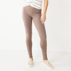 Women's Sonoma Goods For Life® Midrise Leggings 21 Women's Sonoma Goods For Life® Midrise Leggings -True Fit Shop 6120748 Basil Brown