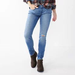Women's Sonoma Goods For Life® Supersoft Stretch Midrise Skinny Jeans 13 Women's Sonoma Goods For Life® Supersoft Stretch Midrise Skinny Jeans -True Fit Shop 6124976 Donner Destructed