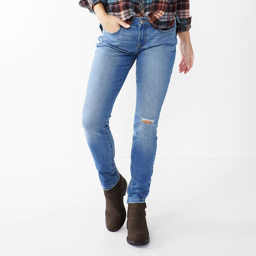 Women's Sonoma Goods For Life® Supersoft Stretch Midrise Skinny Jeans 4 Women's Sonoma Goods For Life® Supersoft Stretch Midrise Skinny Jeans - Image 4